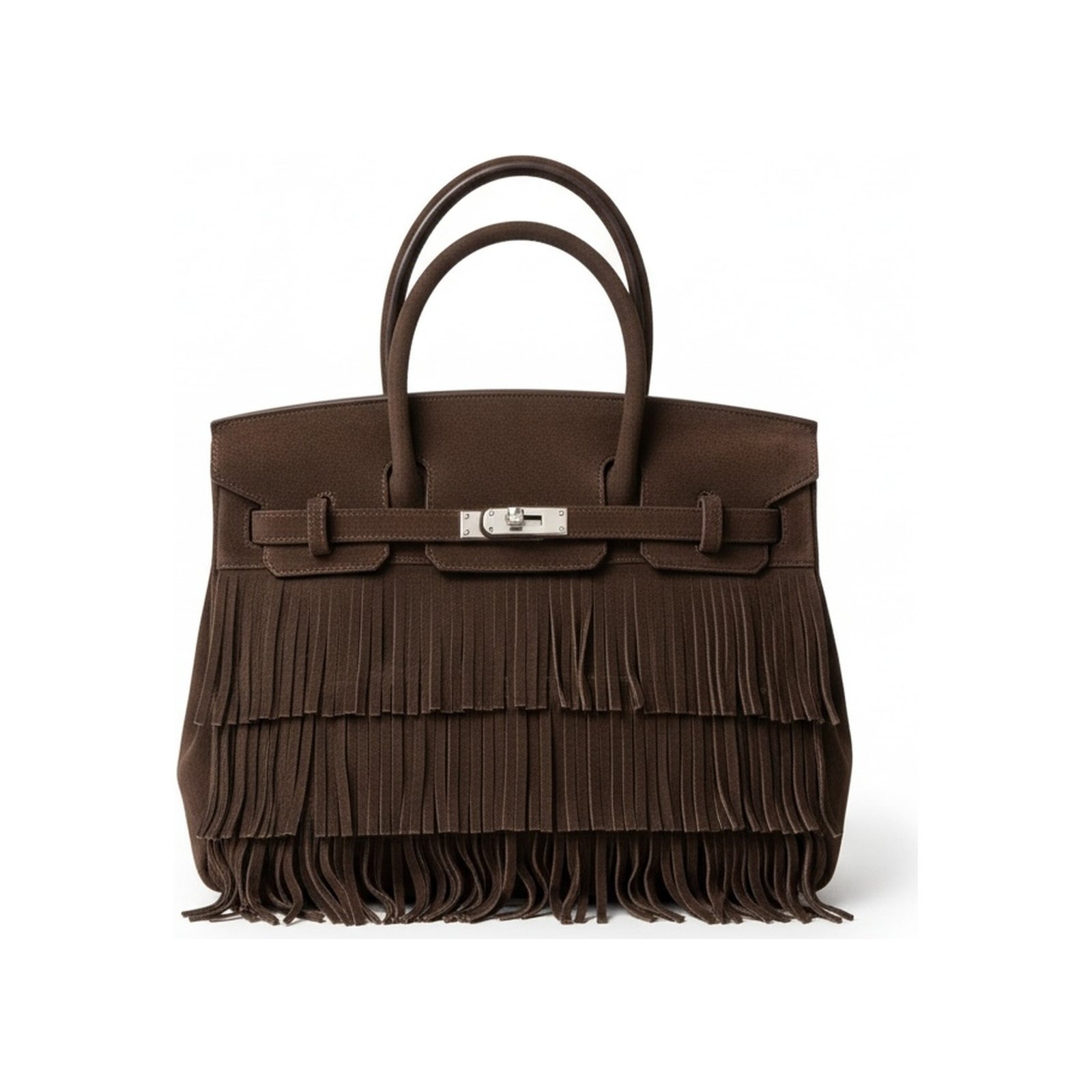 The Brown Fringe Tote