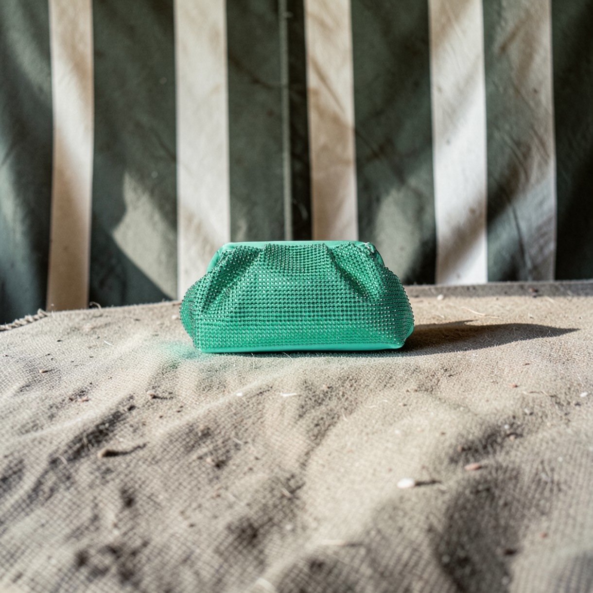 Emerald Crystal Clutch