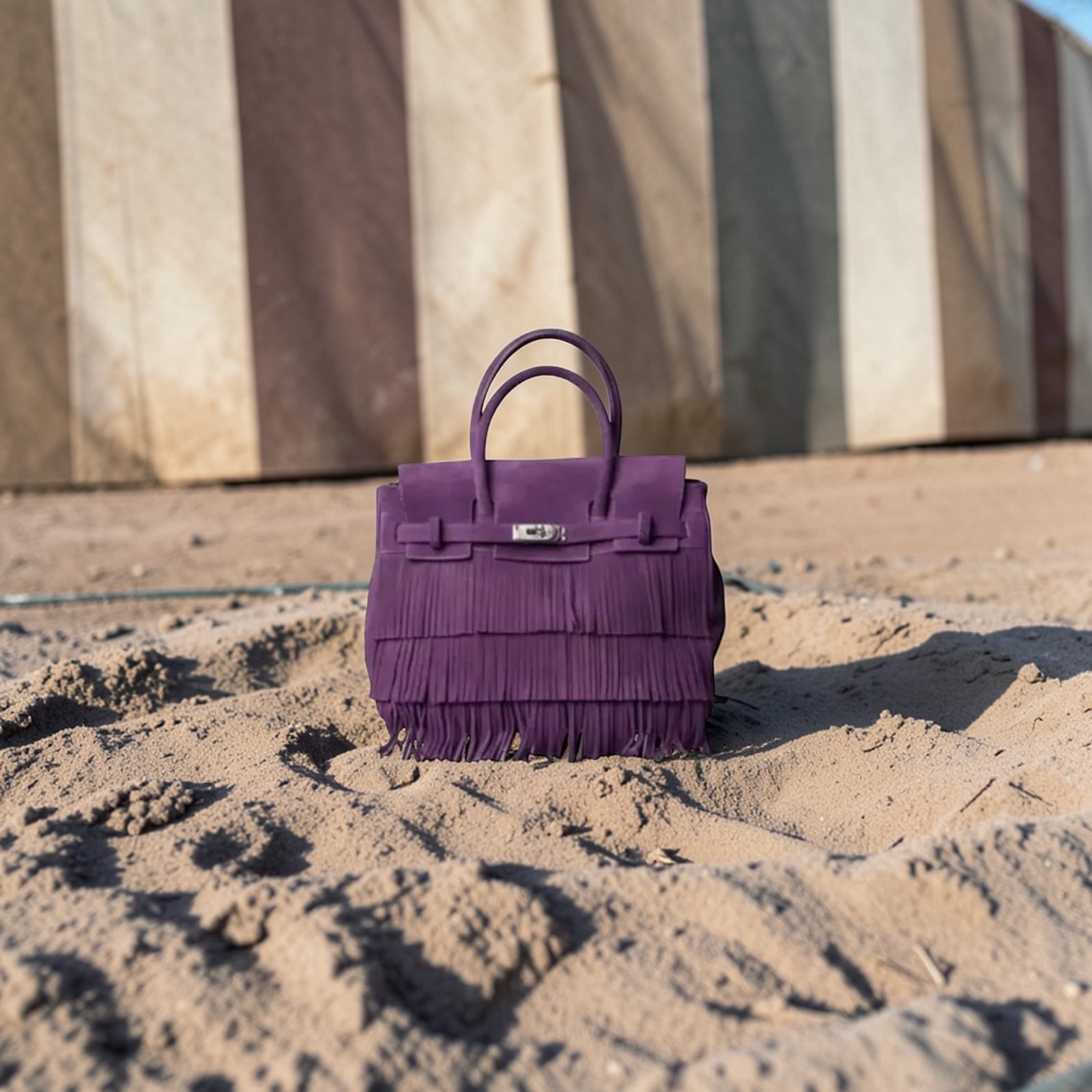 Orchid Tote on Sand