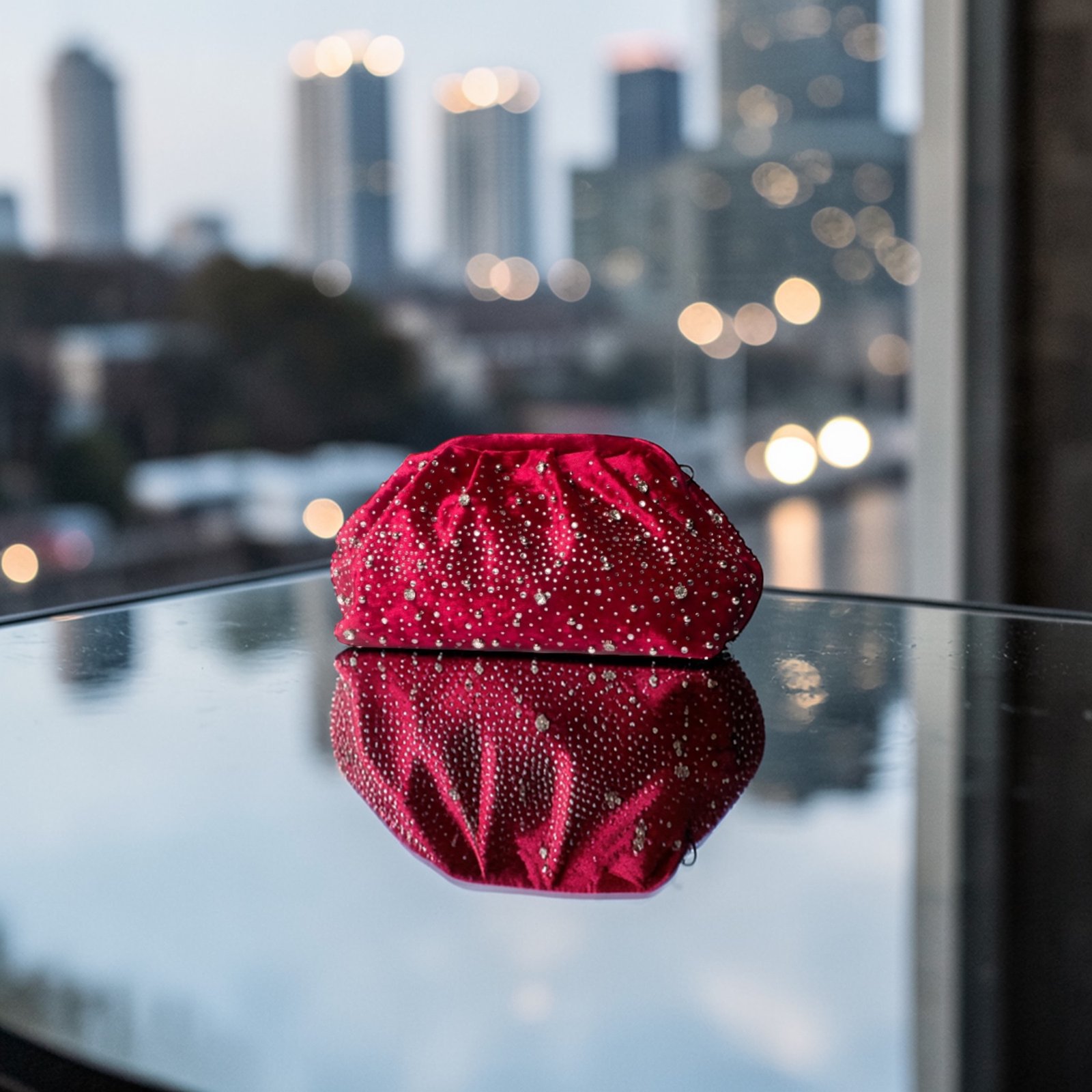 Ruby Clutch Skyline