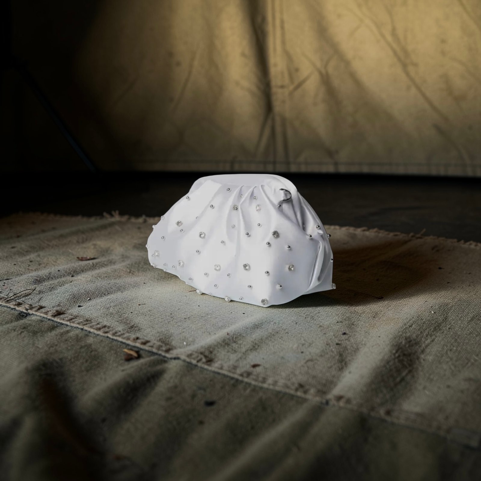 Close-up detail of hand-stitching and craftsmanship